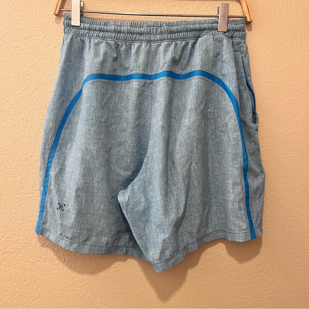 Mens lululemon athletica Pace Breaker Shorts in Sunbleached Blue Size Medium